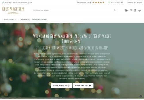 Collectie van Kerstpakketten pro